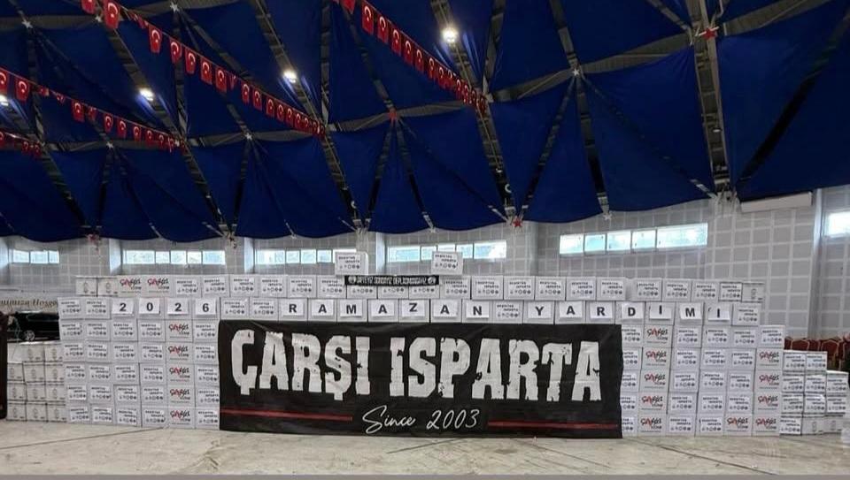 1903 Isparta Beşiktaşlılar Derneği'nden, Ramazan'da anlamlı dayanışma!