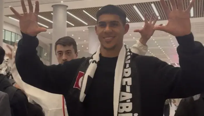 Devis Vasquez, Beşiktaş için İstanbul'a geldi!