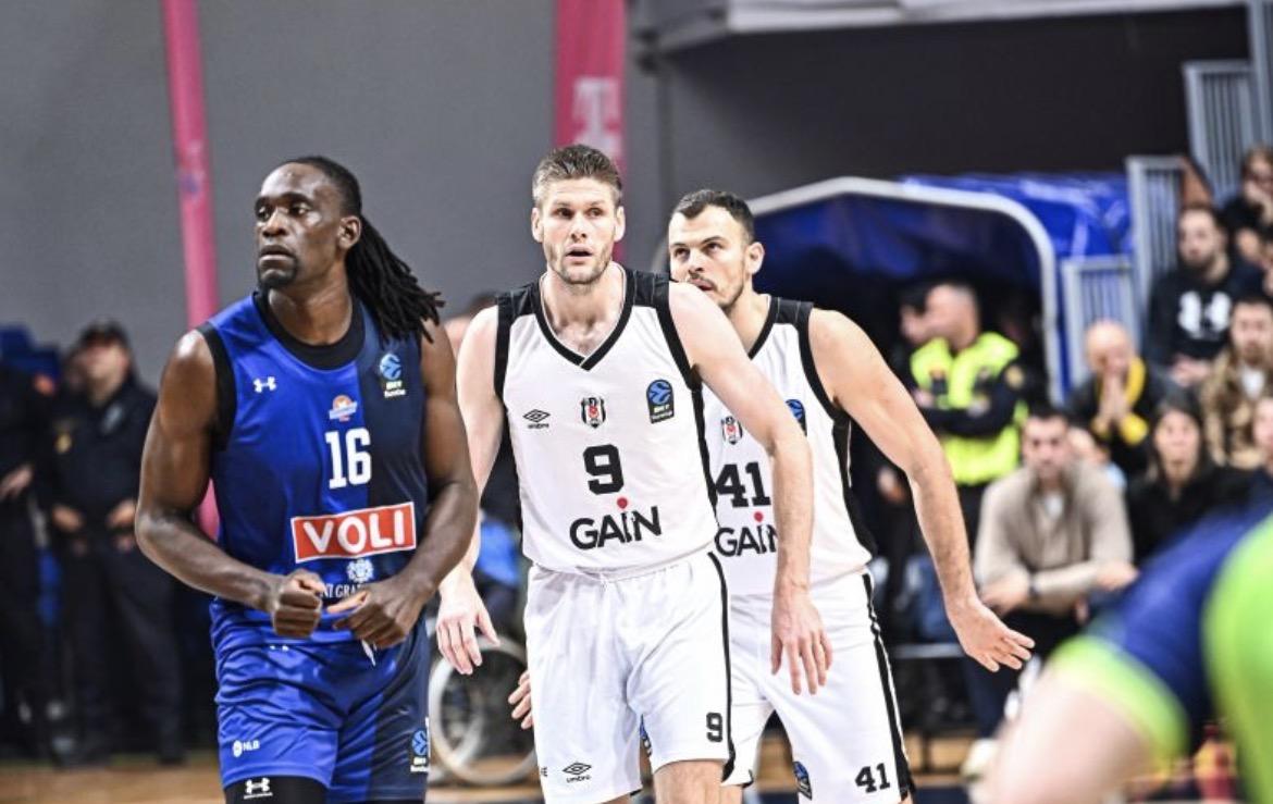 Beşiktaş GAİN, Buducnost deplasmanında mağlup!