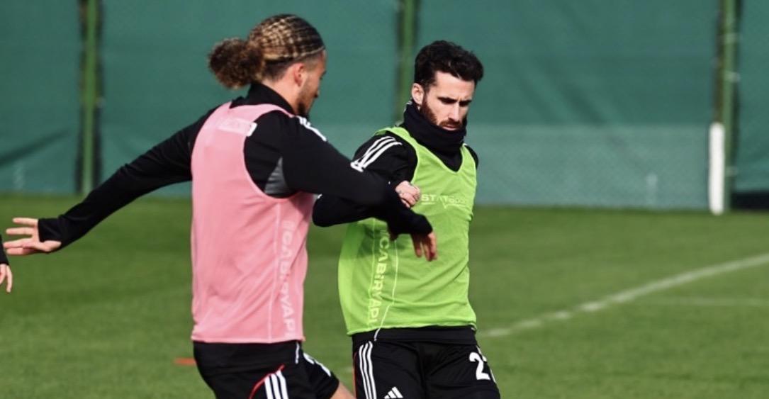 Rafa Silva, takımla çalıştı!